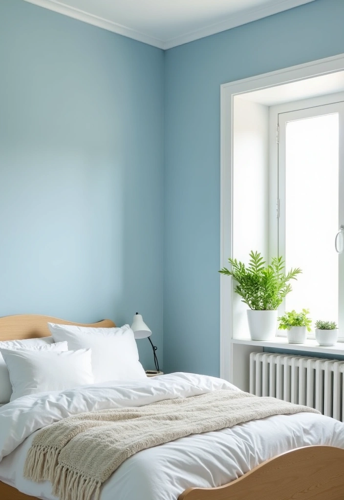 25 Best Paint Colors for Bedroom That Will Transform Your Space - 1. Serene Sky Blue