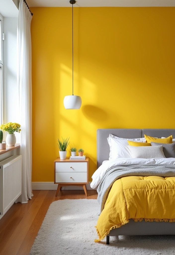 25 Best Paint Colors for Bedroom That Will Transform Your Space - 14. Bright Canary Yellow