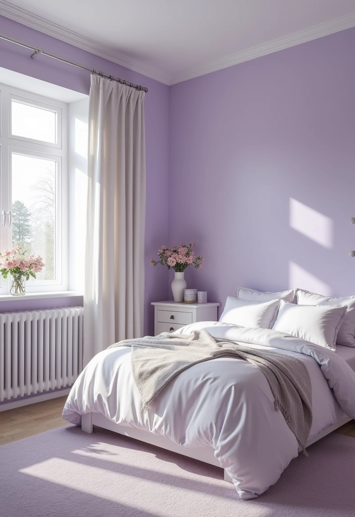 25 Best Paint Colors for Bedroom That Will Transform Your Space - 4. Soft Lavender