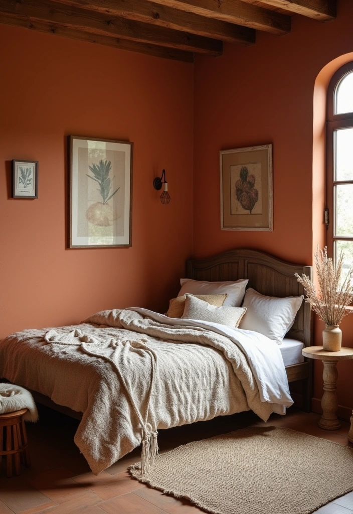 25 Best Paint Colors for Bedroom That Will Transform Your Space - 8. Cozy Terracotta