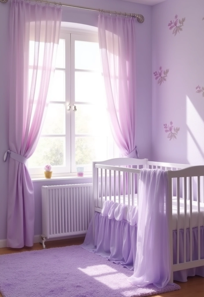 25 Best Paint Colors for Nursery Room That'll Make Your Baby's Space Shine! - 4. Gentle Lavender