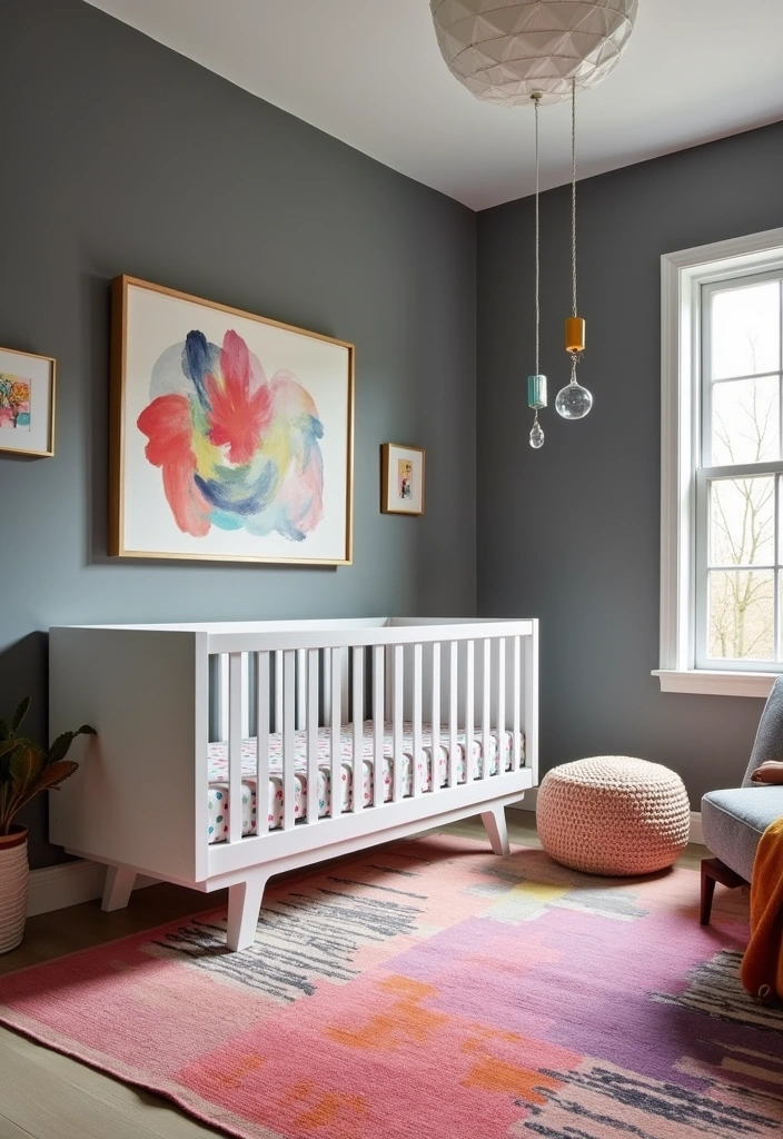 25 Best Paint Colors for Nursery Room That'll Make Your Baby's Space Shine! - 6. Cool Gray