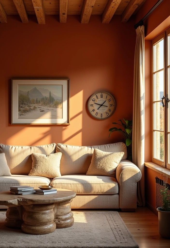 25 Best Paint Colors for West Facing Rooms That Will Transform Your Space! - 17. Warm Cinnamon