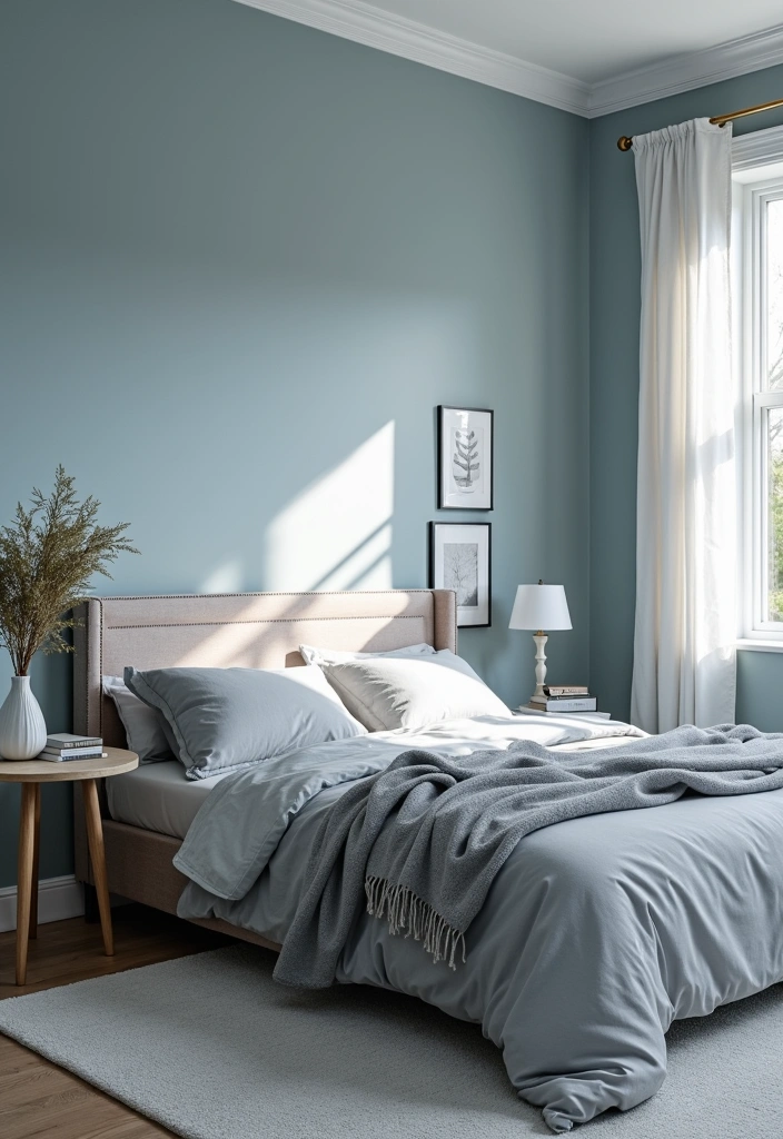 25 Best Paint Colors for West Facing Rooms That Will Transform Your Space! - 18. Silvery Blue