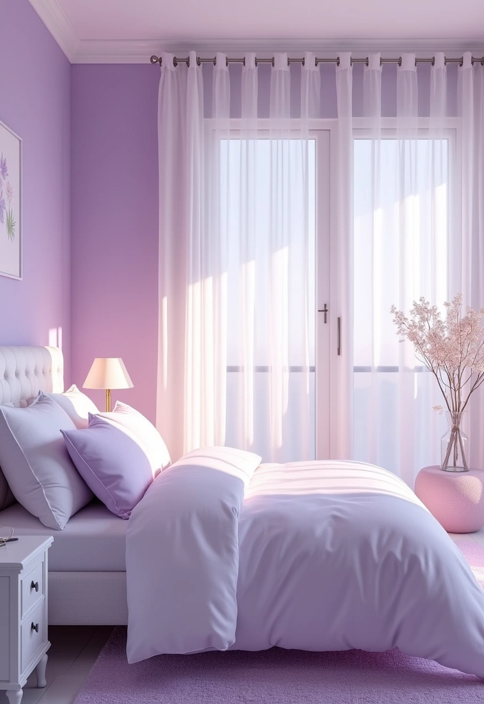 25 Best Paint Colors for West Facing Rooms That Will Transform Your Space! - 20. Pastel Lilac