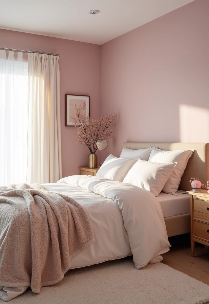 25 Dreamy Shades of Lavender for Bedrooms That Will Transform Your Space! - 12. Lavender Blush