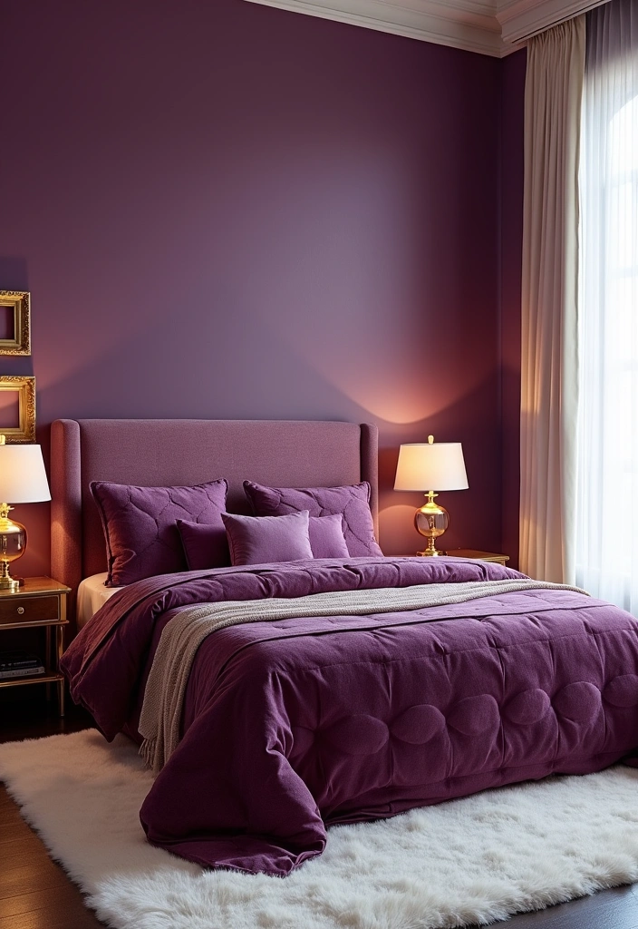 25 Dreamy Shades of Lavender for Bedrooms That Will Transform Your Space! - 2. Rich Amethyst