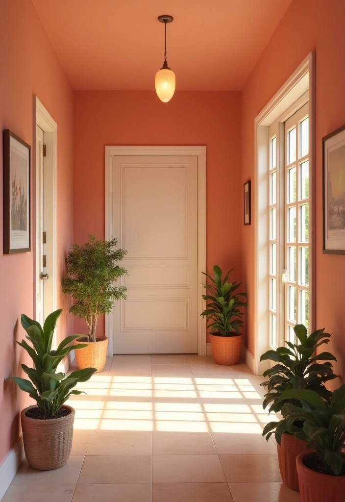 25 Paint Colors for Hallways That Will Make Your Space Shine (You Won't Believe #15!) - 14. Soft Peach