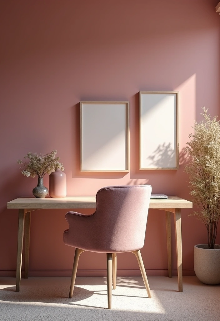 26 Best Benjamin Moore Paint Colors for Your Home Office That'll Boost Your Creativity! - 23. Dusty Rose