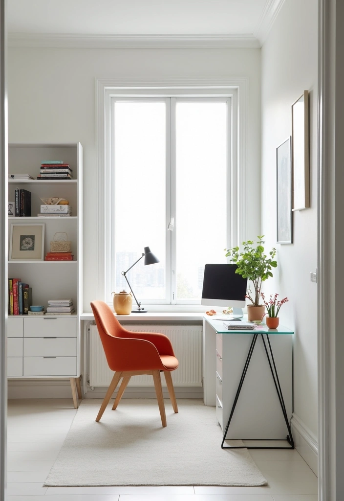 26 Best Benjamin Moore Paint Colors for Your Home Office That'll Boost Your Creativity! - 7. Crisp White