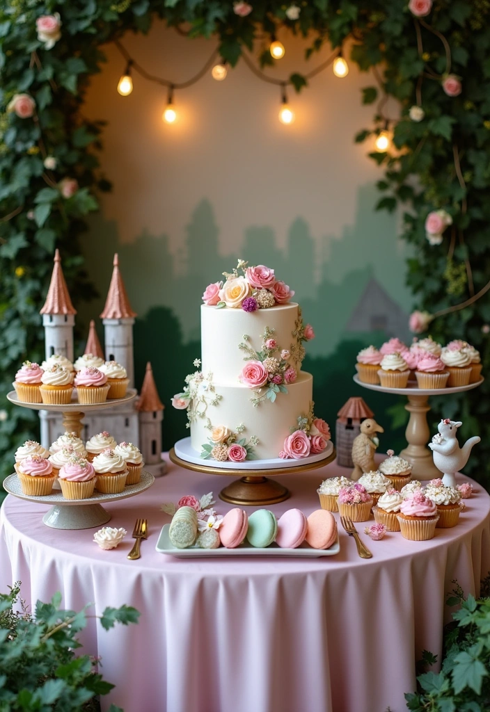 26 Themed Dessert Table Ideas That Will WOW Your Guests (You Won't Believe #12!) - 1. Enchanted Fairy Tale