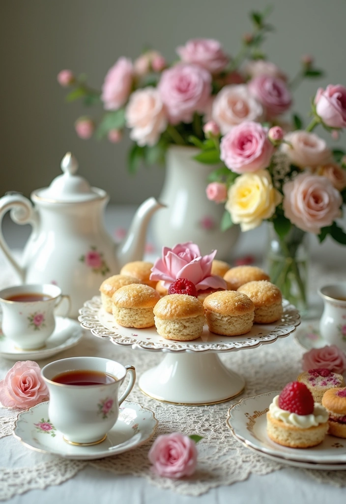 26 Themed Dessert Table Ideas That Will WOW Your Guests (You Won't Believe #12!) - 3. Vintage Tea Party