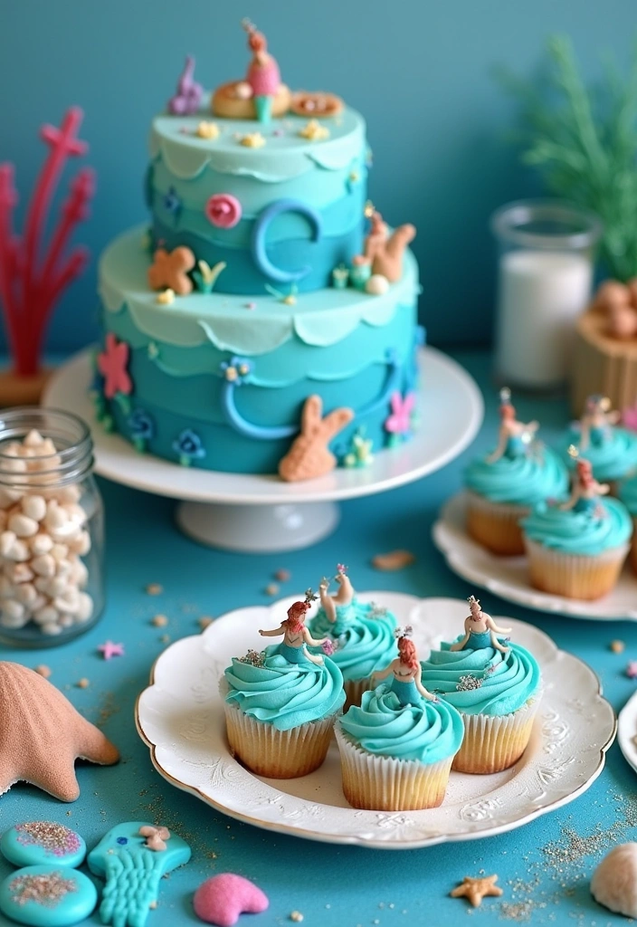 26 Themed Dessert Table Ideas That Will WOW Your Guests (You Won't Believe #12!) - 7. Under the Sea Adventure