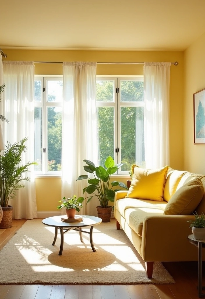 27 Best Paint Colors for East Facing Rooms That Will Brighten Your Mornings! - 1. Soft Butter Yellow