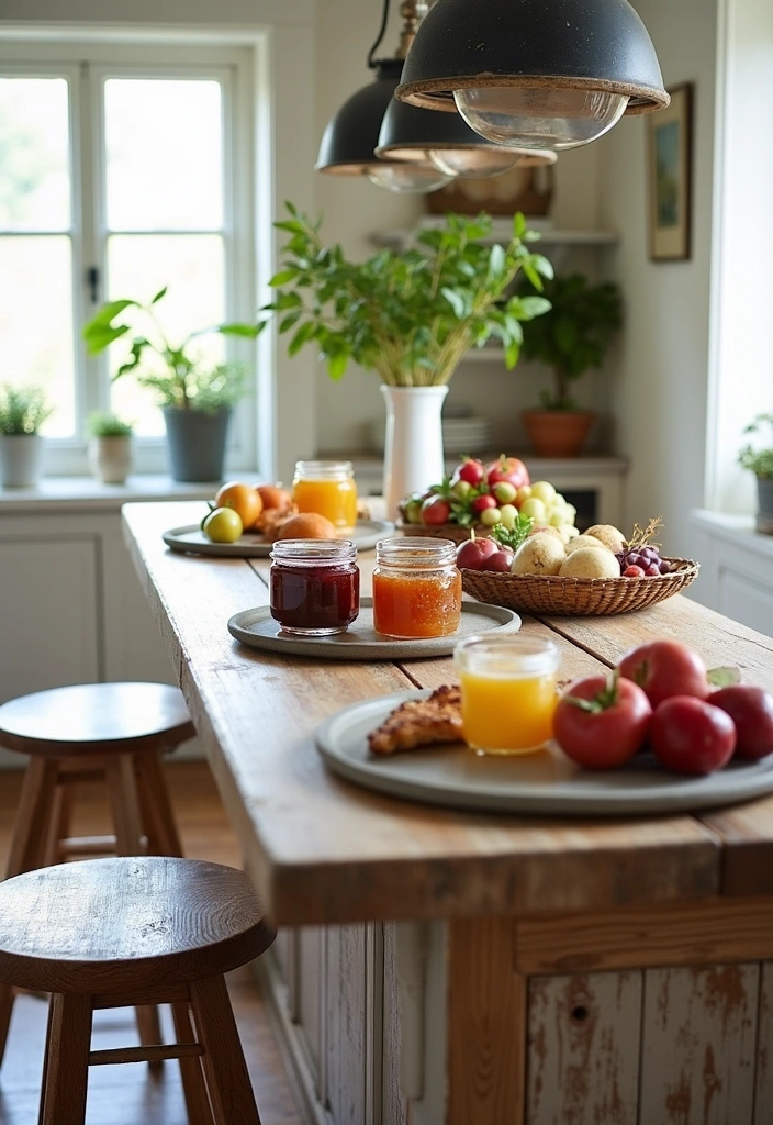 27 DIY Breakfast Bar Ideas That'll Transform Your Mornings (And Impress Your Guests!) - 4. Farmhouse Style