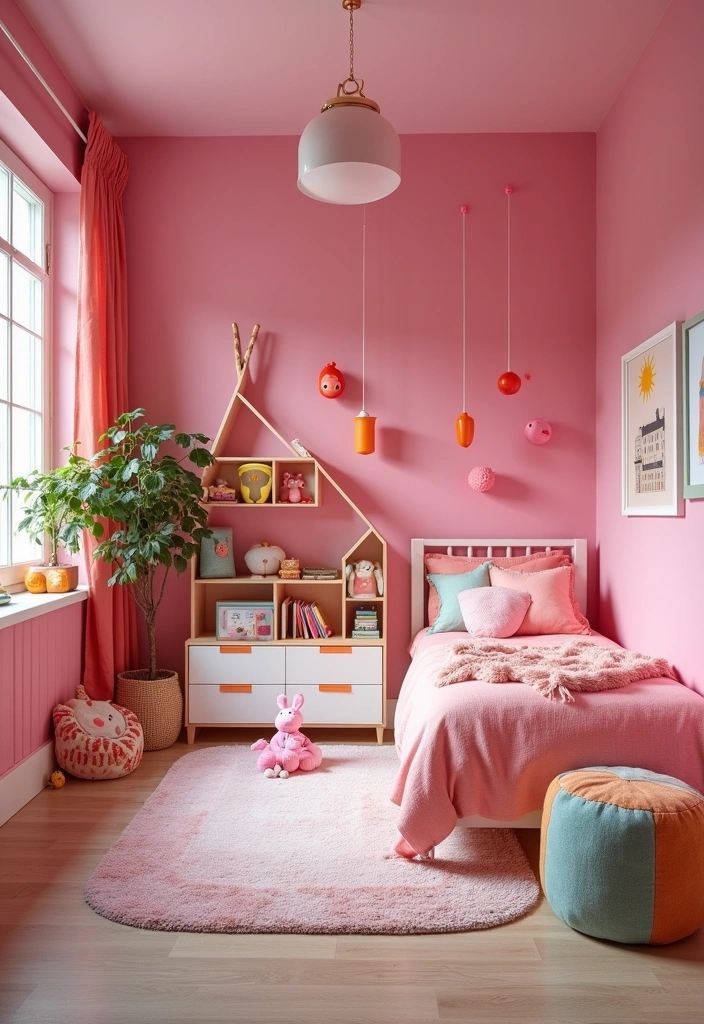 27 Paint Colors That Will Instantly Boost Your Mood (You Won't Believe #15!) - 13. Playful Bubblegum Pink