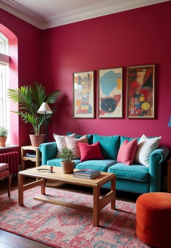 27 Paint Colors That Will Instantly Boost Your Mood (You Won't Believe #15!) - 15. Vibrant Raspberry