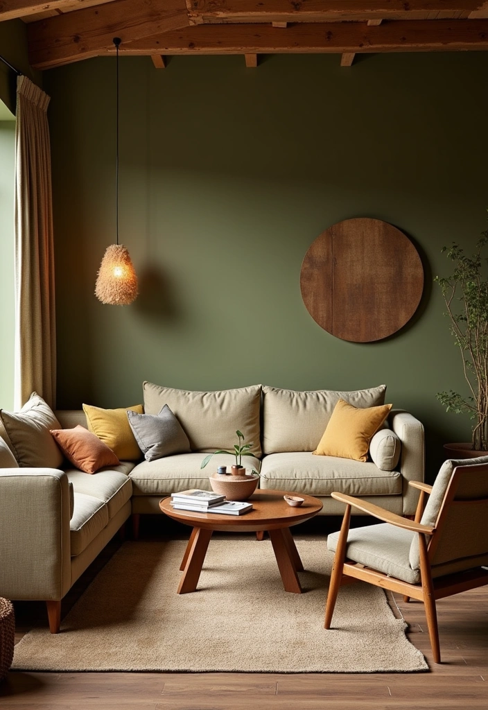 27 Paint Colors That Will Instantly Boost Your Mood (You Won't Believe #15!) - 21. Earthy Olive Green