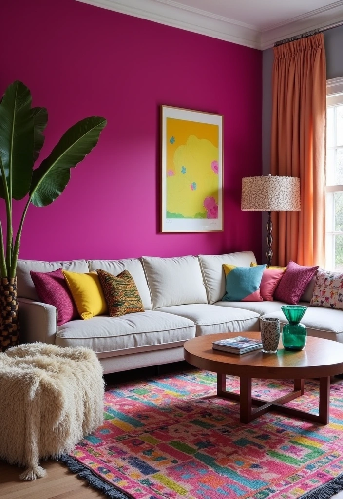 27 Paint Colors That Will Instantly Boost Your Mood (You Won't Believe #15!) - 6. Bold Fuchsia