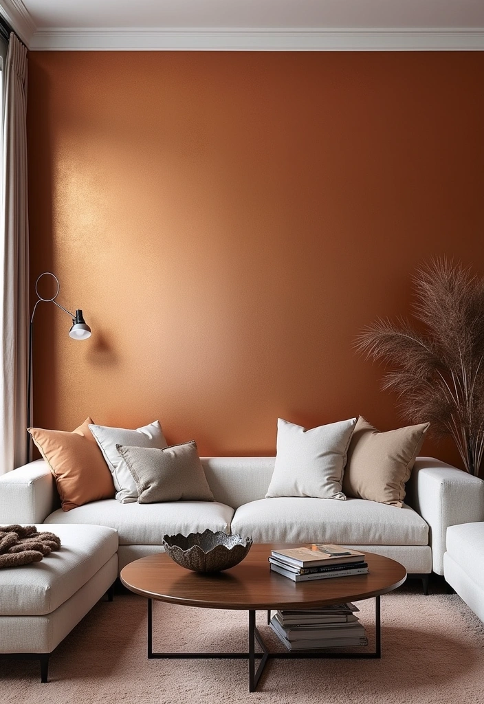 28 Metallic Wall Paint Ideas That Will Dazzle Your Space (You Won't Believe #15!) - 14. Bold Statement Walls