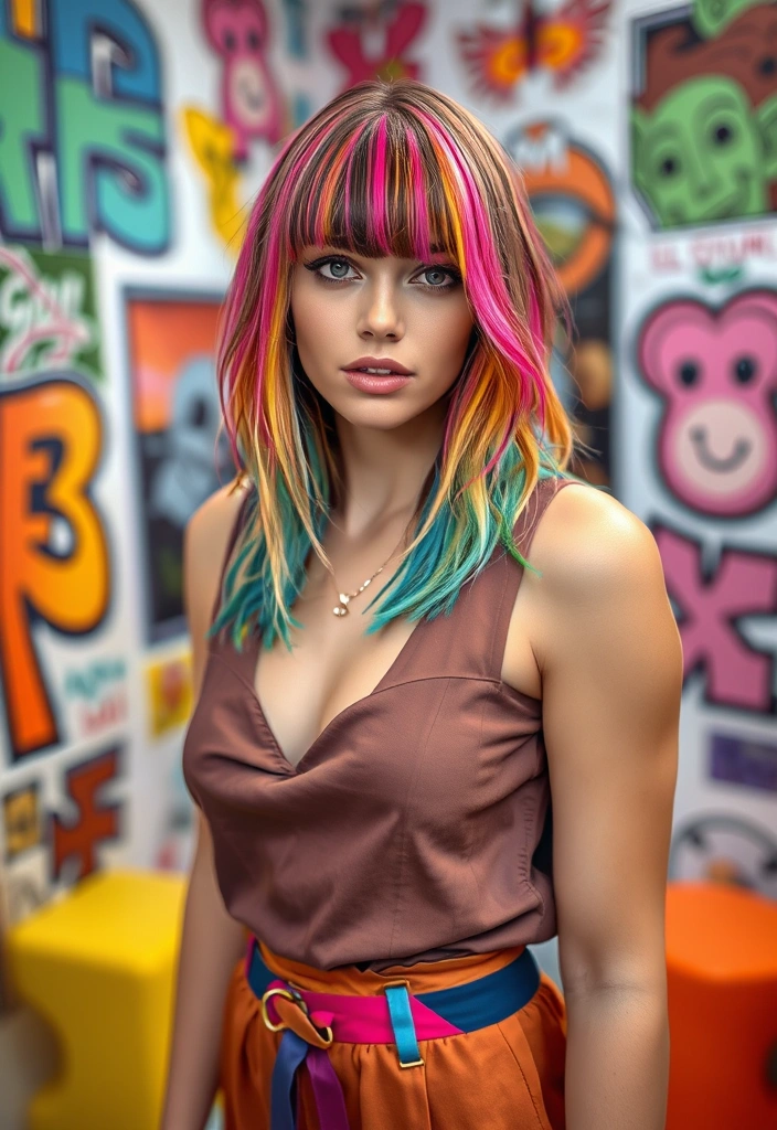 20 Classic Gypsy Shag Hairstyles You Need to Try (Number 7 Will Blow Your Mind!) - 10. Layered Shag with Color Highlights