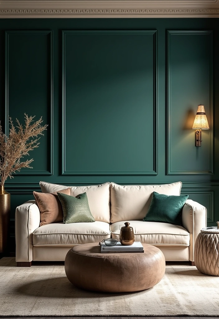 27 Living Room Paint Colors That Create the Ultimate Cozy Vibe (You’ll Love #15!) - 18. Deep Teal