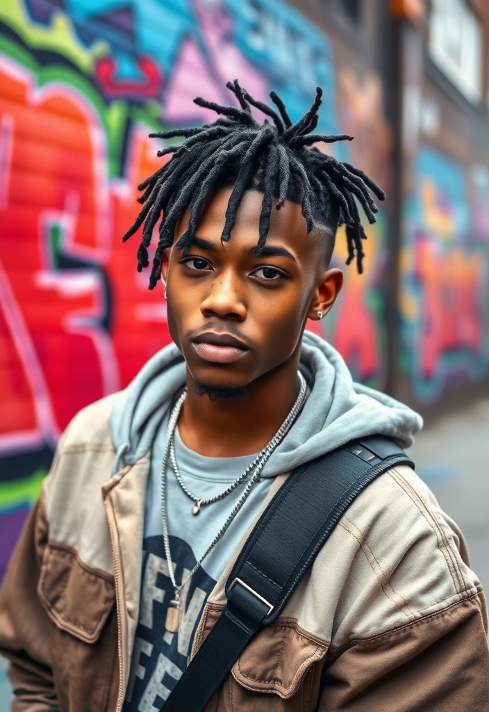 24 Nonchalant Dreadhead Styles That'll Make You Look Effortlessly Cool! - 10. Dreadlocks with a Fade