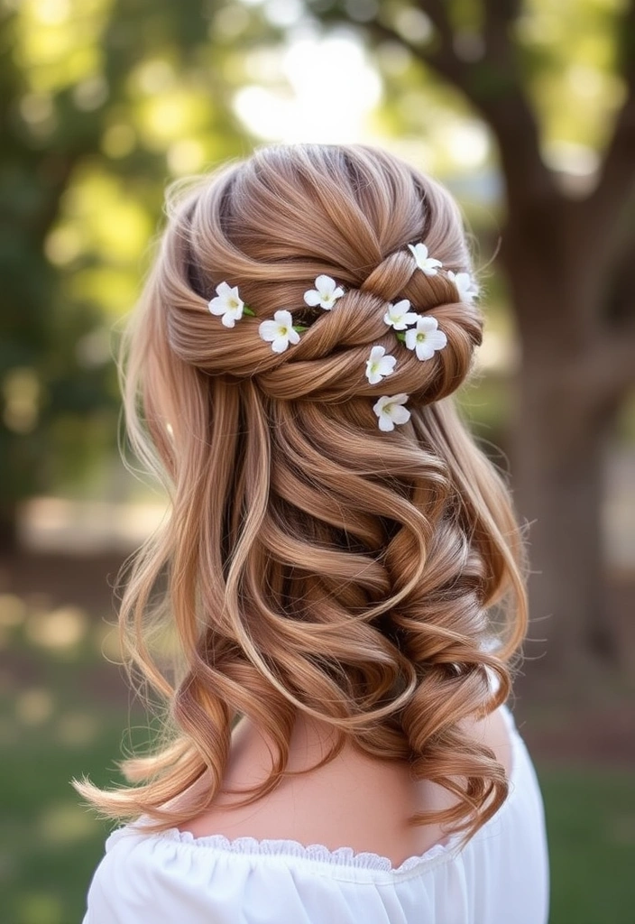 15 Fashionable Tucked Hairstyles That Will Turn Heads Everywhere! - 4. Tucked Half-Up Style