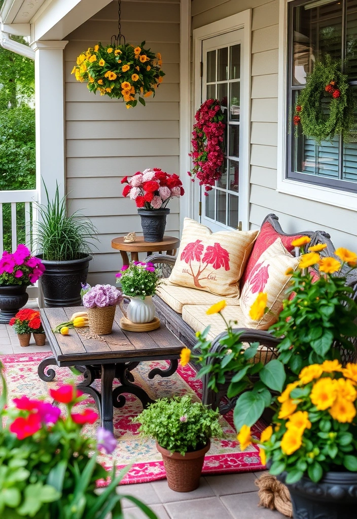 22 Cozy Patio Ideas That Will Transform Your Outdoor Space into a Relaxation Oasis! - 20. Seasonal Decor for Year-Round Enjoyment