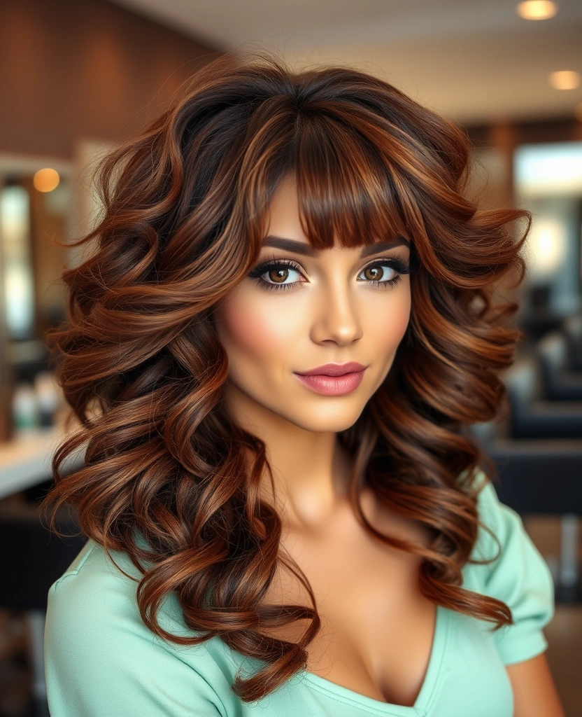 10 Best Curly Wolf Cut Ideas That'll Make You Want to Book Your Appointment ASAP! - Vibrant and Bold Colors