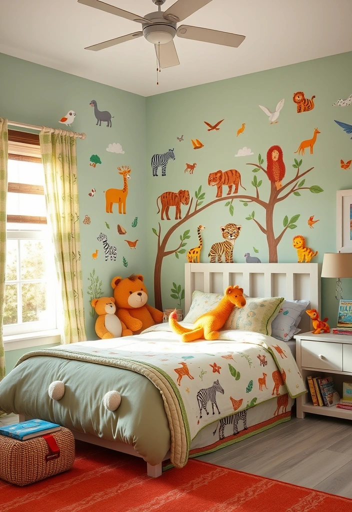 24 Young Boys Bedroom Ideas That Will Make You Say 'WOW!' - 20. Animal Kingdom