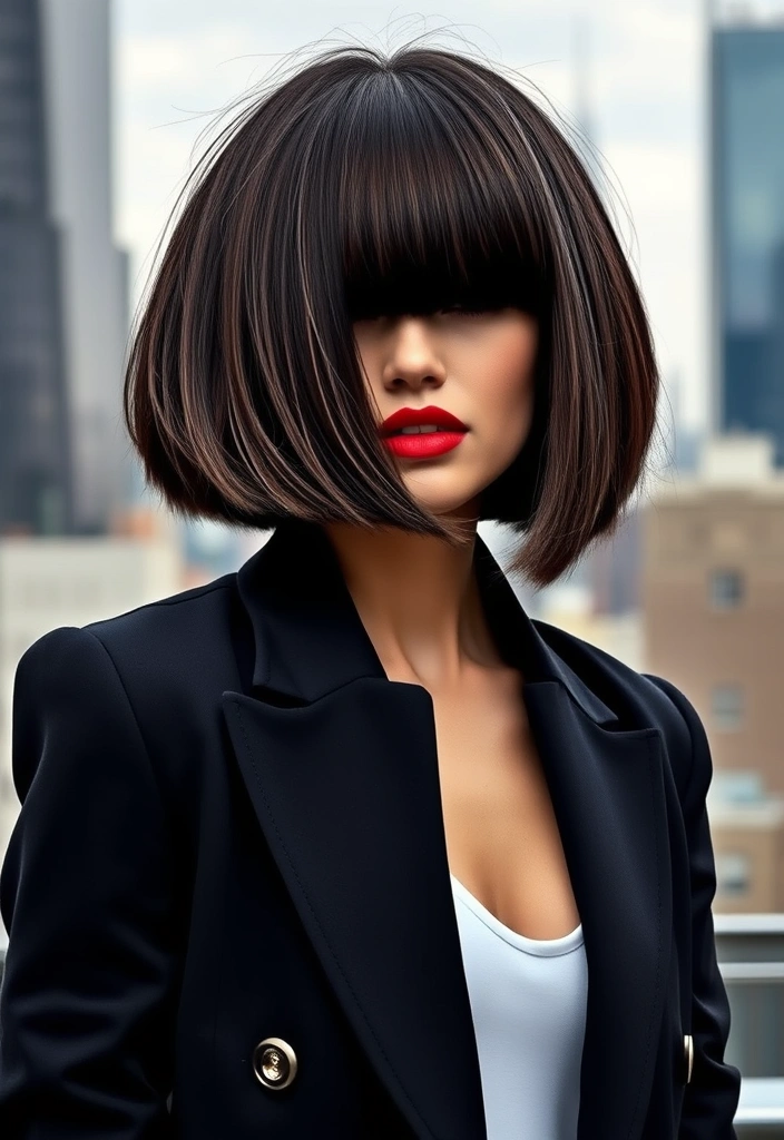 20 Chic Fluffy Bob Haircuts You Need to Try This Season (You Won't Regret #8!) - 4. Blunt Fluffy Bob