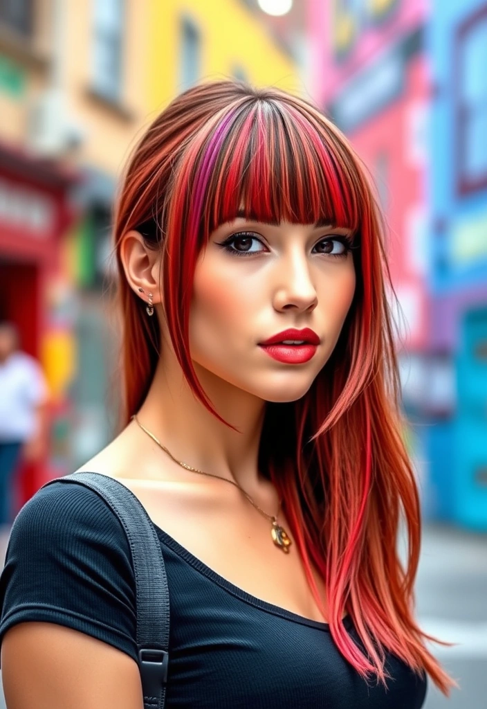 21 Back-to-School Hairstyles That Will Make You the Trendsetter of the Year! - 17. Fun Fringe Bangs