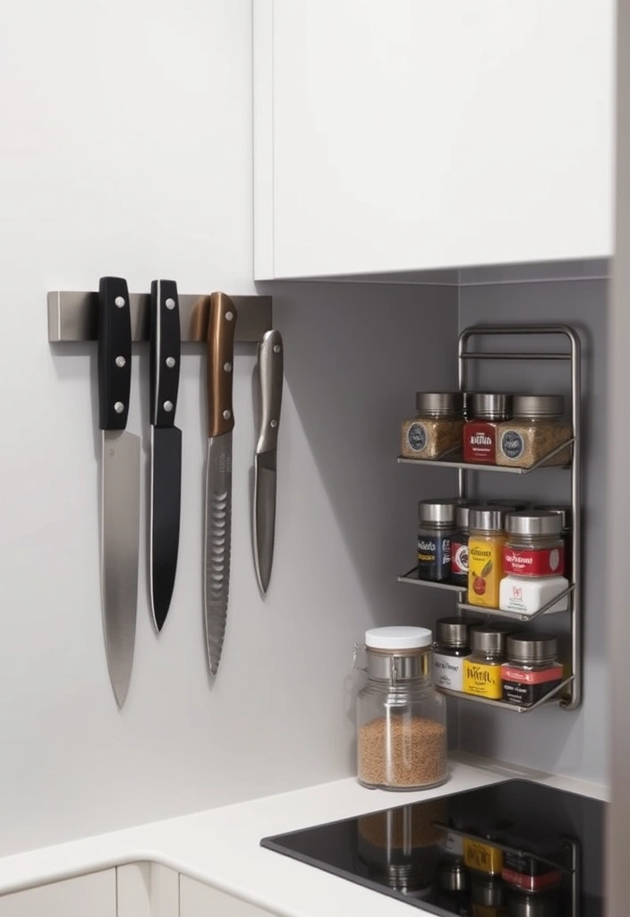 20 Clever Small Kitchen Ideas That Will Maximize Your Space Like Never Before! - 4. Magnetic Organizers