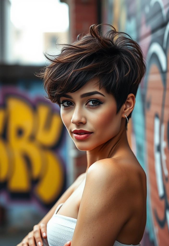 20 Fashionable Haircuts for Thin Hair That Will Transform Your Look Instantly! - 3. Pixie Cut with Volume