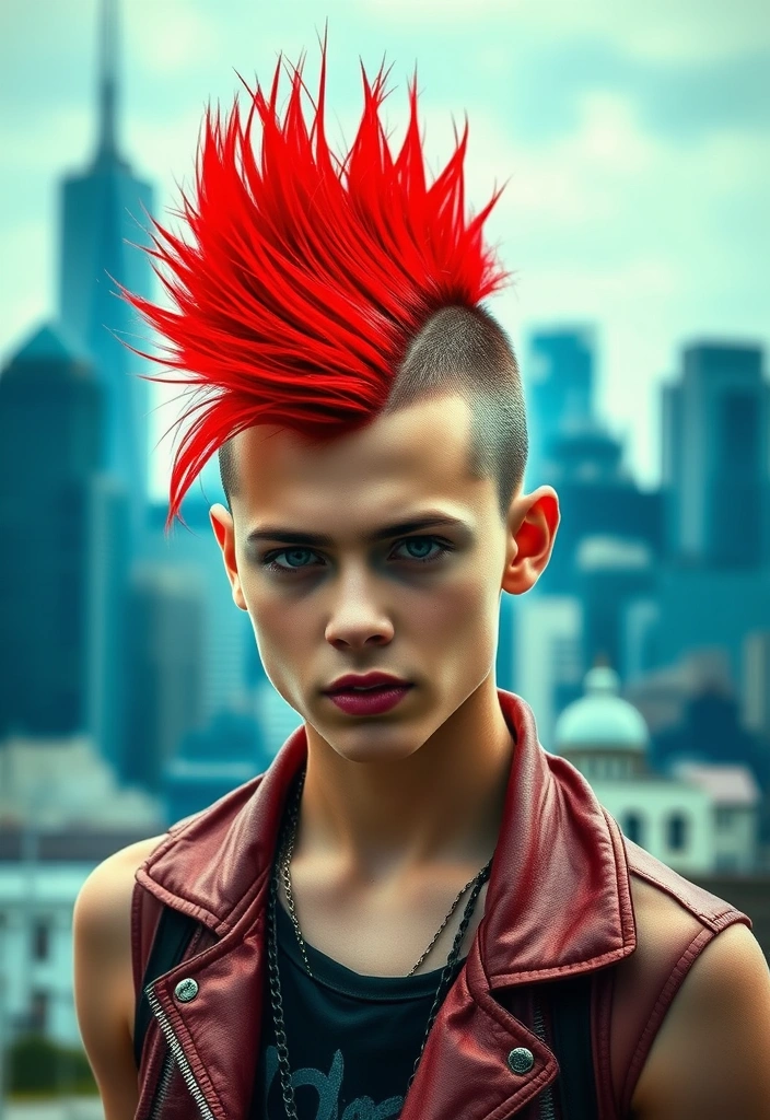 15 Emo Scene Hairstyles That'll Make You Relive Your Best Nostalgic Moments! - 3. The Mohawk Twist