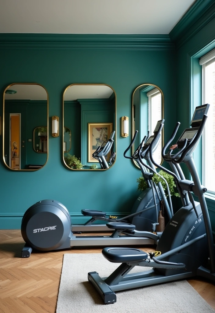 28 Best Paint Colors for Your Home Gym That’ll Transform Your Workout Mood! - 4. Refreshing Teal