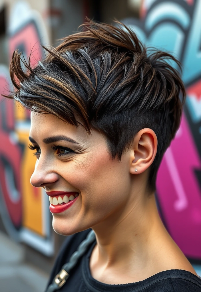 20 Dazzling Textured Haircuts That Will Transform Your Look Instantly! - 3. Textured Pixie