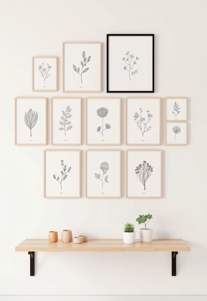 22 Free Organic Modern Wall Art Prints That Will Instantly Elevate Your Space! - 2. Minimalist Botanical Prints