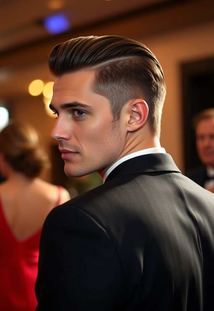 21 Best Boyfriend Hair Ideas That Will Make Him Look Irresistible! - 14. The Slick Back