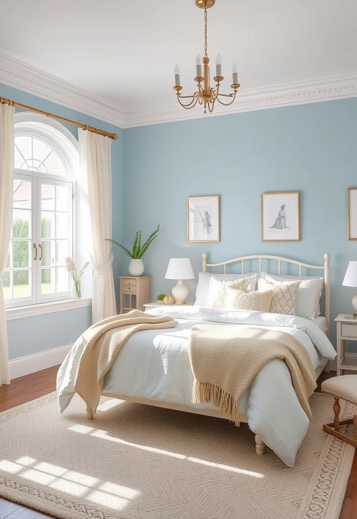 27 Stunning Paint Colors for Your Whole House That You’ll Absolutely Love! - 19. Soft Sky Blue