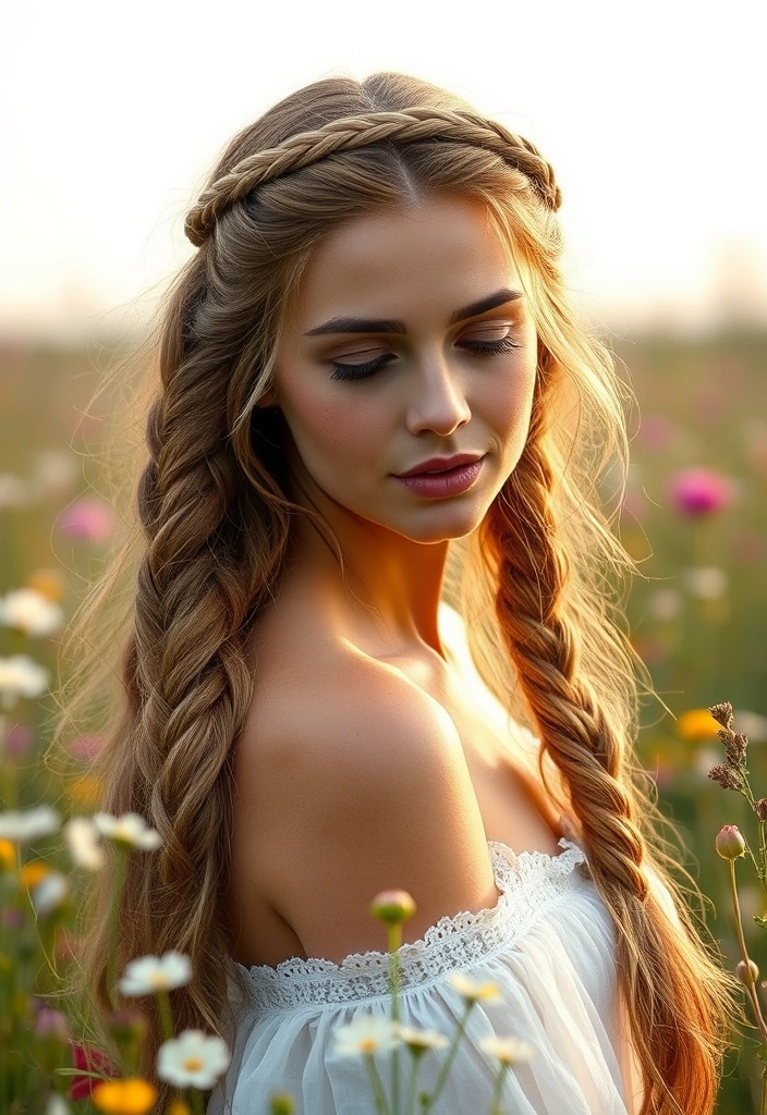 20 Fashion-Forward Haircuts for Thin Hair That Will Transform Your Look! - 12. Braided Crown