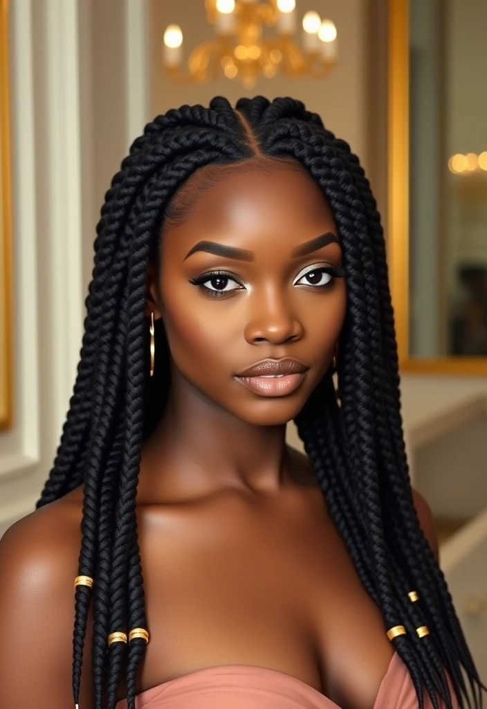 15 Majestic Options for Goddess Cornrows Hairs That Will Leave You Breathless! - 3. Twisted Goddess Cornrows