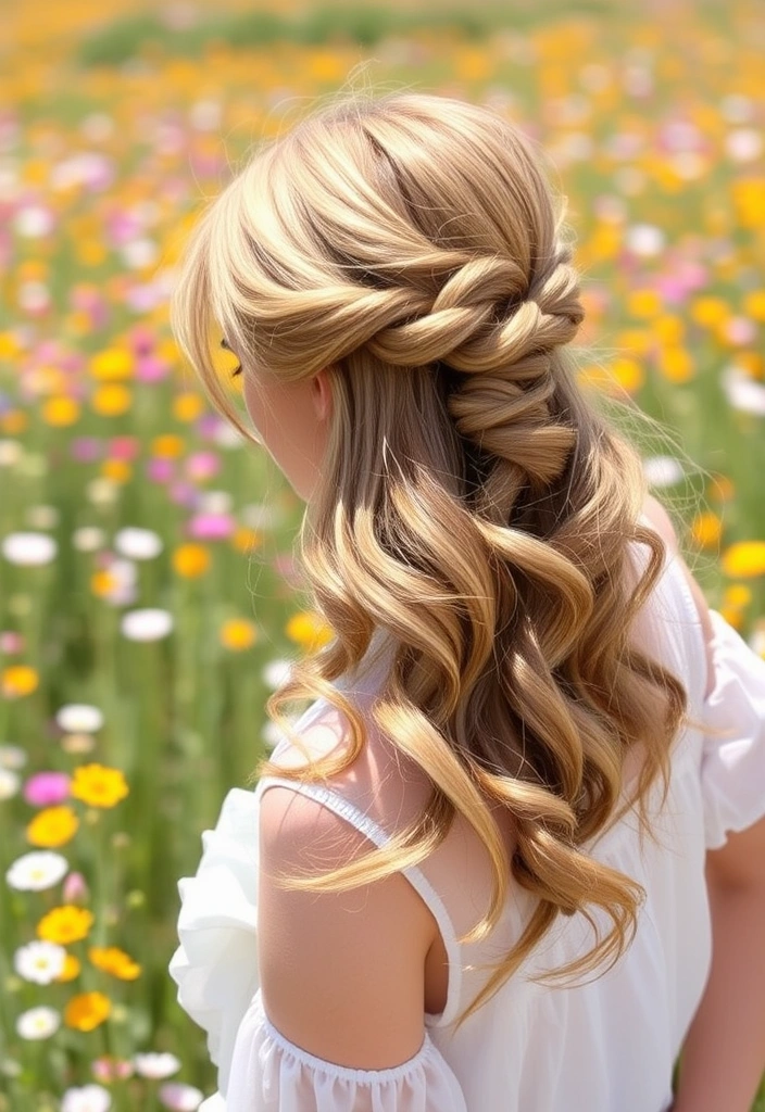 50 Best Hairstyles Ideas That Will Transform Your Look Instantly! - 6. Half-Up, Half-Down Twist