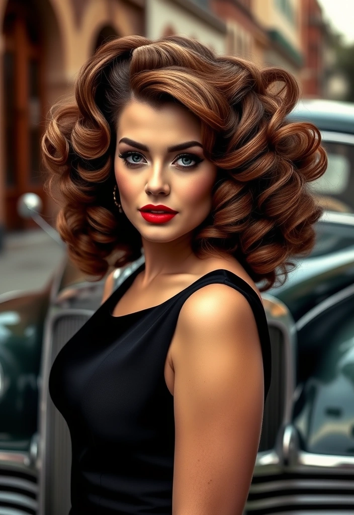 18 Cute Haircuts That Will Transform Your Look (You Won't Believe #12!) - 13. Bold Vintage Curls