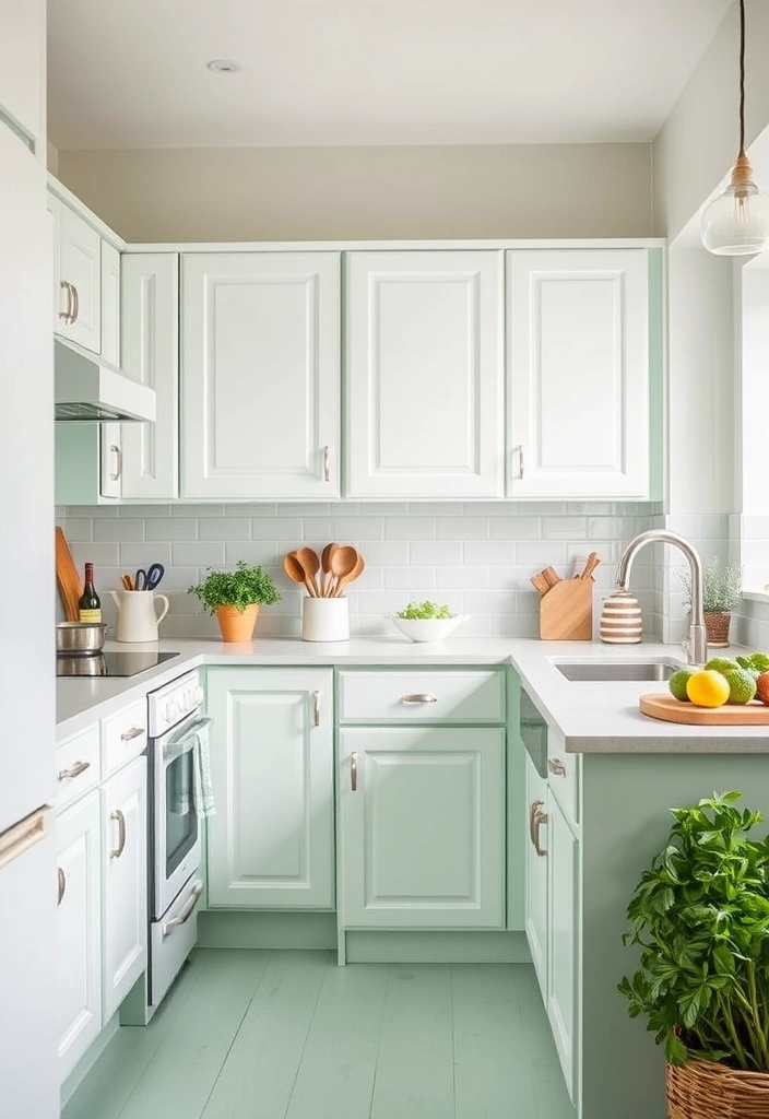 27 Stunning Paint Colors for Your Whole House That You’ll Absolutely Love! - 21. Soft Mint Green