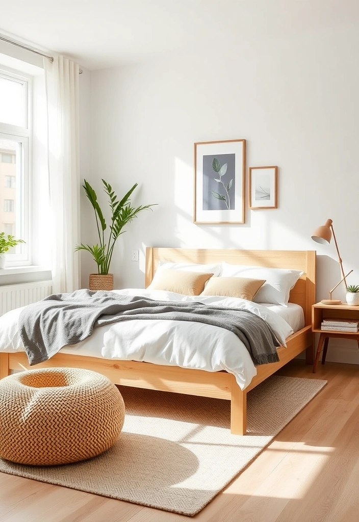 25 Trendy Bedroom Ideas For Men That Will Transform Your Space! - 11. Scandinavian Simplicity