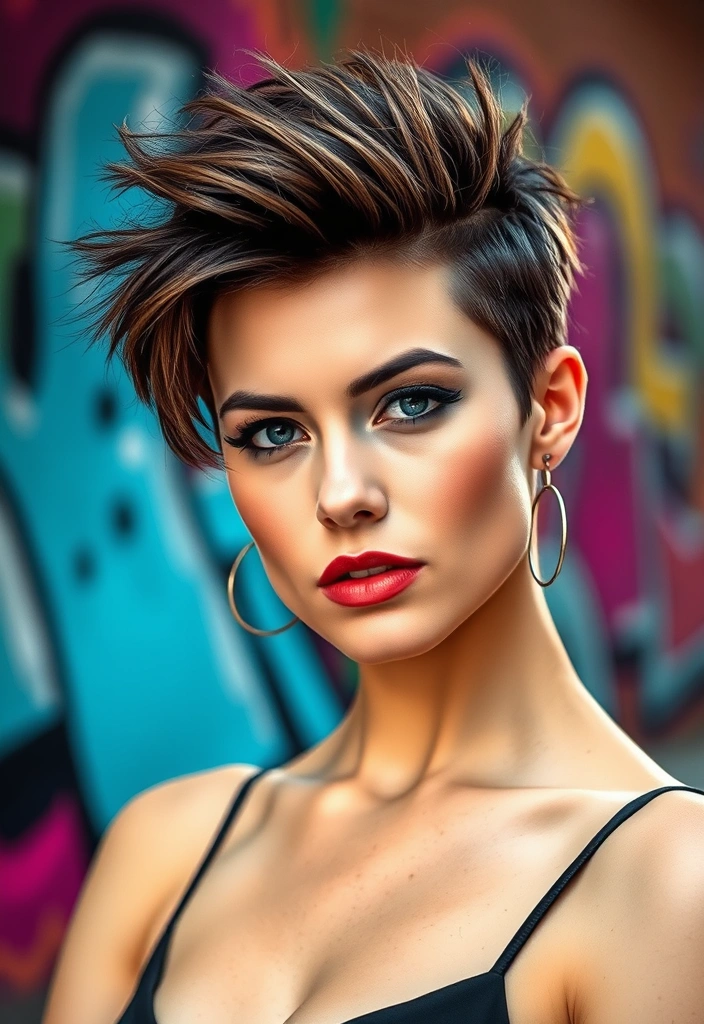 20 Fashionable Haircuts for Thin Hair That Will Transform Your Look Instantly! - 16. Choppy Pixie