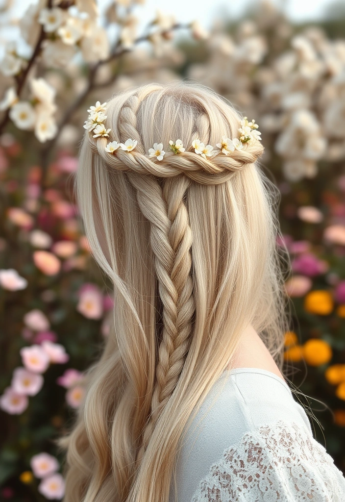 23 Chic Old Money Blonde Hairstyles That'll Make You Feel Like Royalty! - 4. The Braided Crown