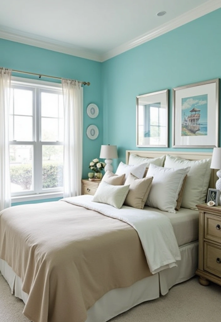 20 Serene Blues for Bedrooms That Will Transform Your Space into a Tranquil Oasis! - 6. Calming Cerulean